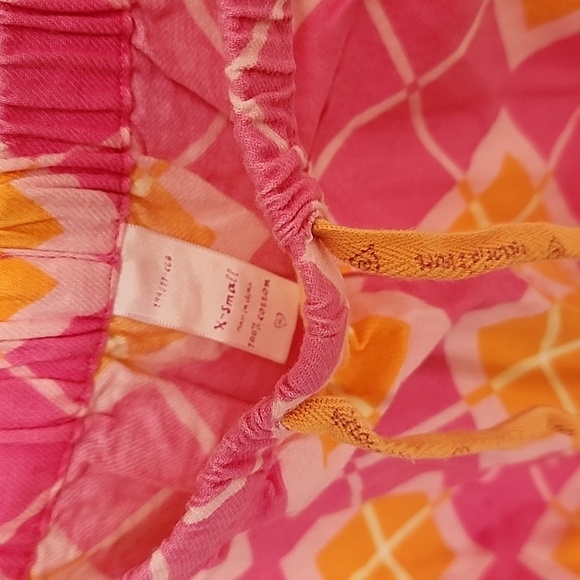 ๐งก๐ฉท VICTORIA'S SECRET Flannel Pink/Orange ARGYLE Pajama Set ๐ฉท๐งก - Picture 10 of 13